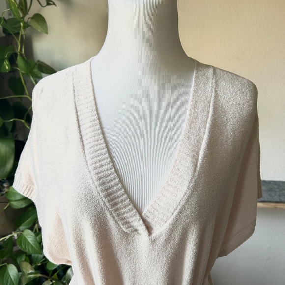 New Barefoot Dreams Light Pink Nylon Viscose High Low Tunic size L - Picture 8 of 14